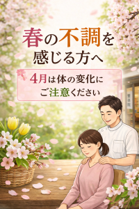 春の不調を感じる方へ