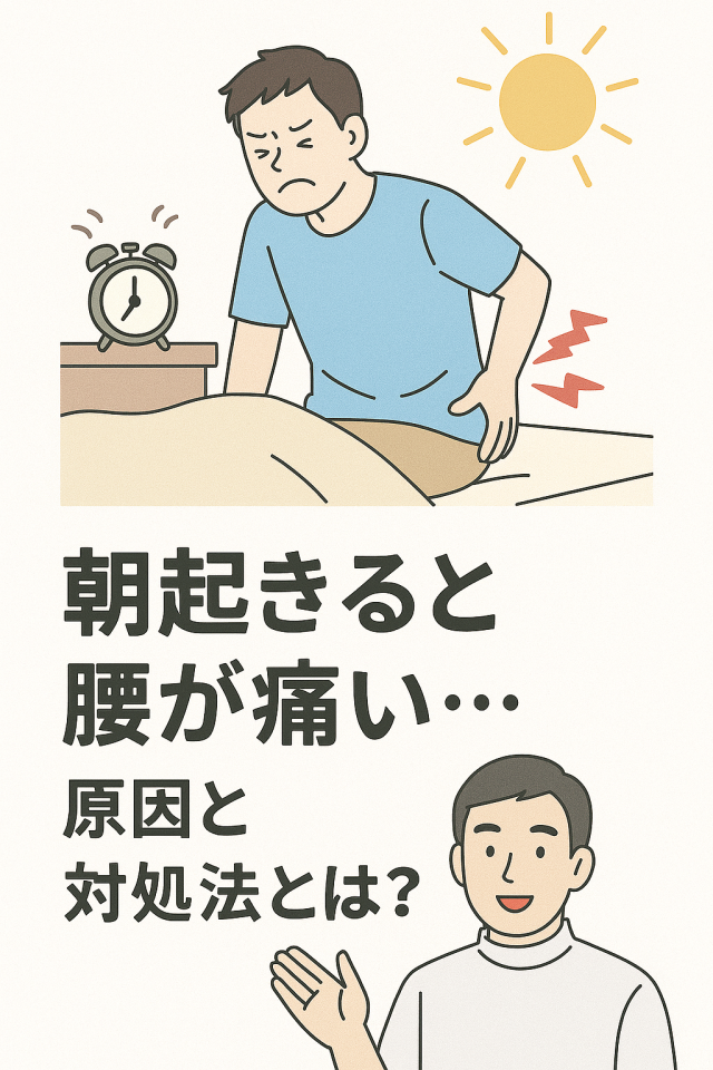 寝起きの腰痛と対処法