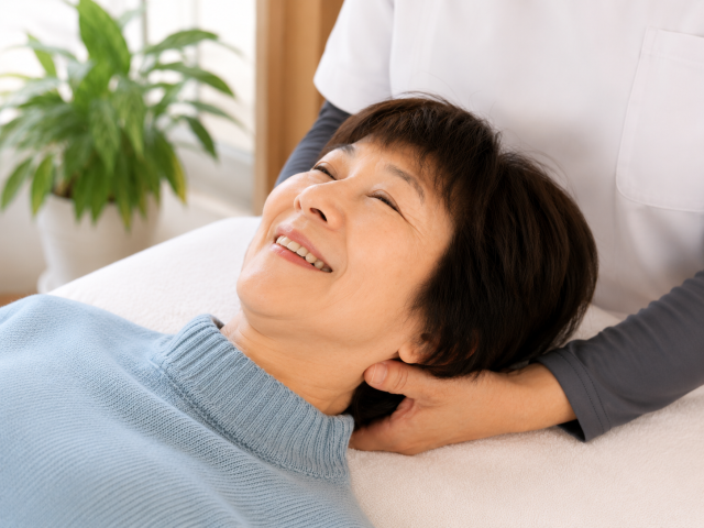 首や肩が楽になりました